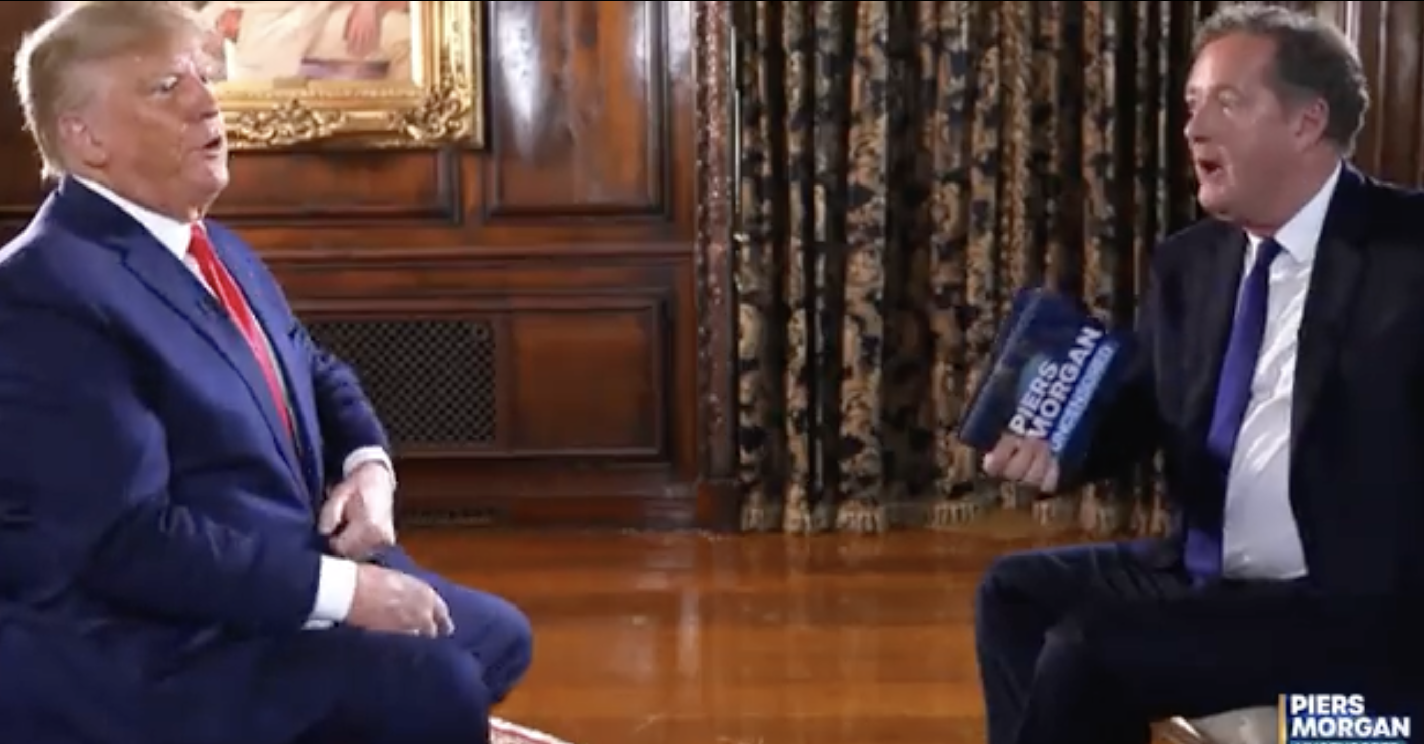 Trump Audio Refutes He Stormed Out of Morgan Interview