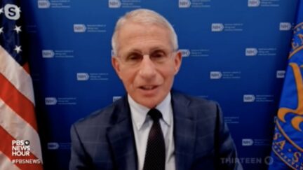 Dr. Fauci Tells PBS' NewsHour the United States is 'Out of the Pandemic' Phase