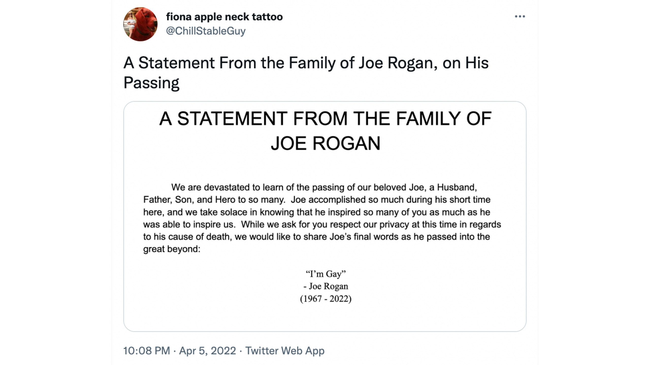 Rogan Family