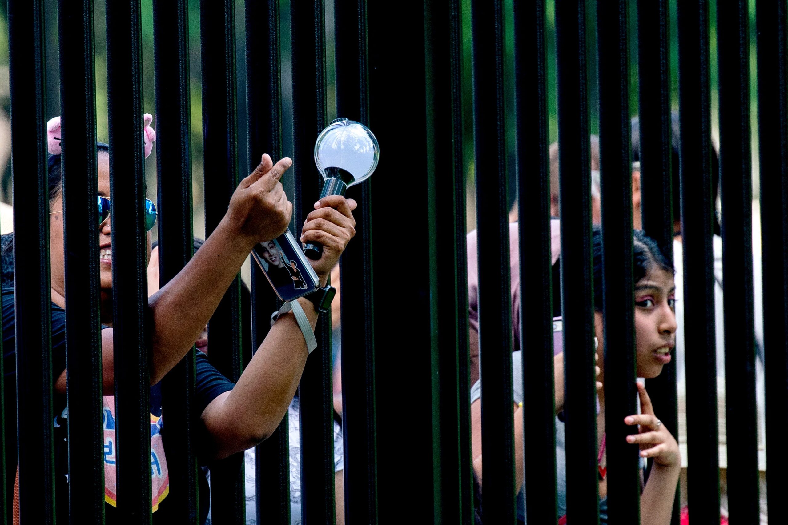 BTS outside the White House