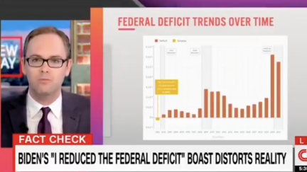 CNN Fact Checks Biden's Claim That He Brought Down the Deficit
