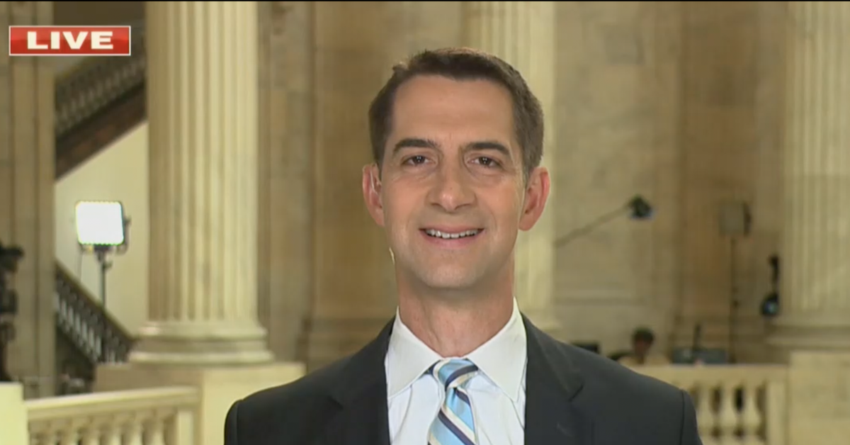 Tom Cotton Calls on Congress to Ban Disinformation Boards
