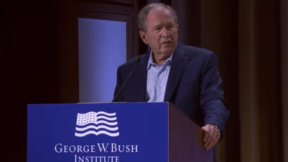 George W. Bush Rips Putin For 'Brutal Invasion of Iraq... I Mean, of Ukraine'