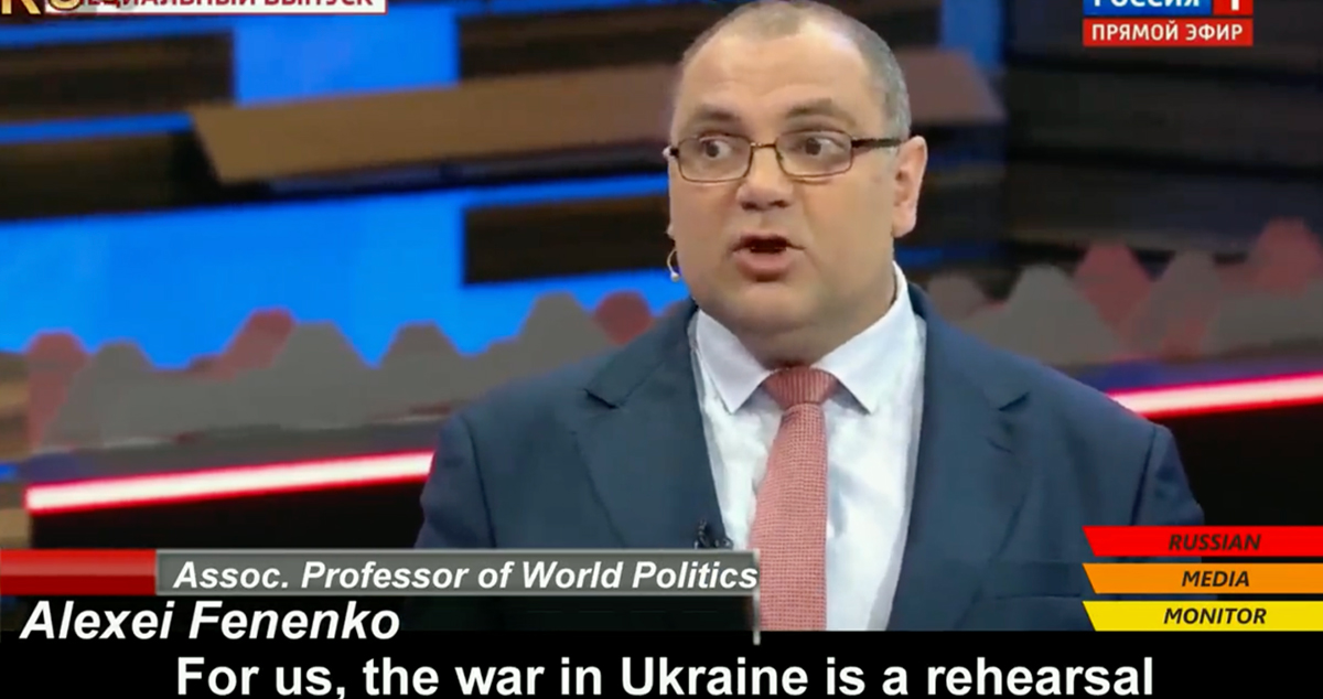 Russian State TV: Ukraine 'Rehearsal' For War Against NATO