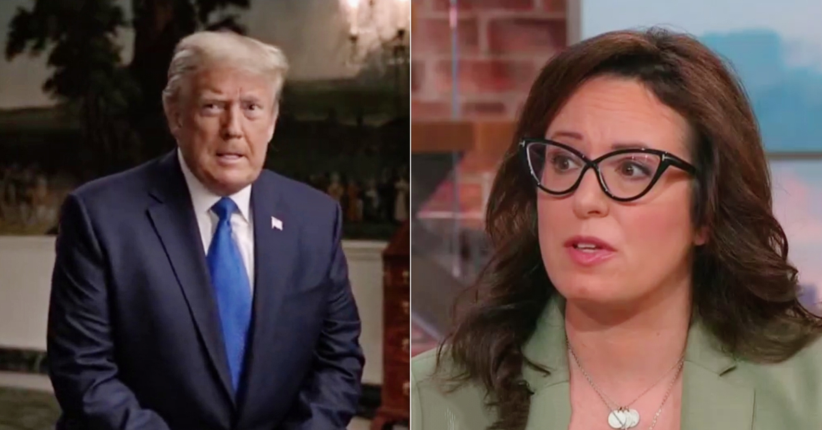 Donald Trump Maggie Haberman split image