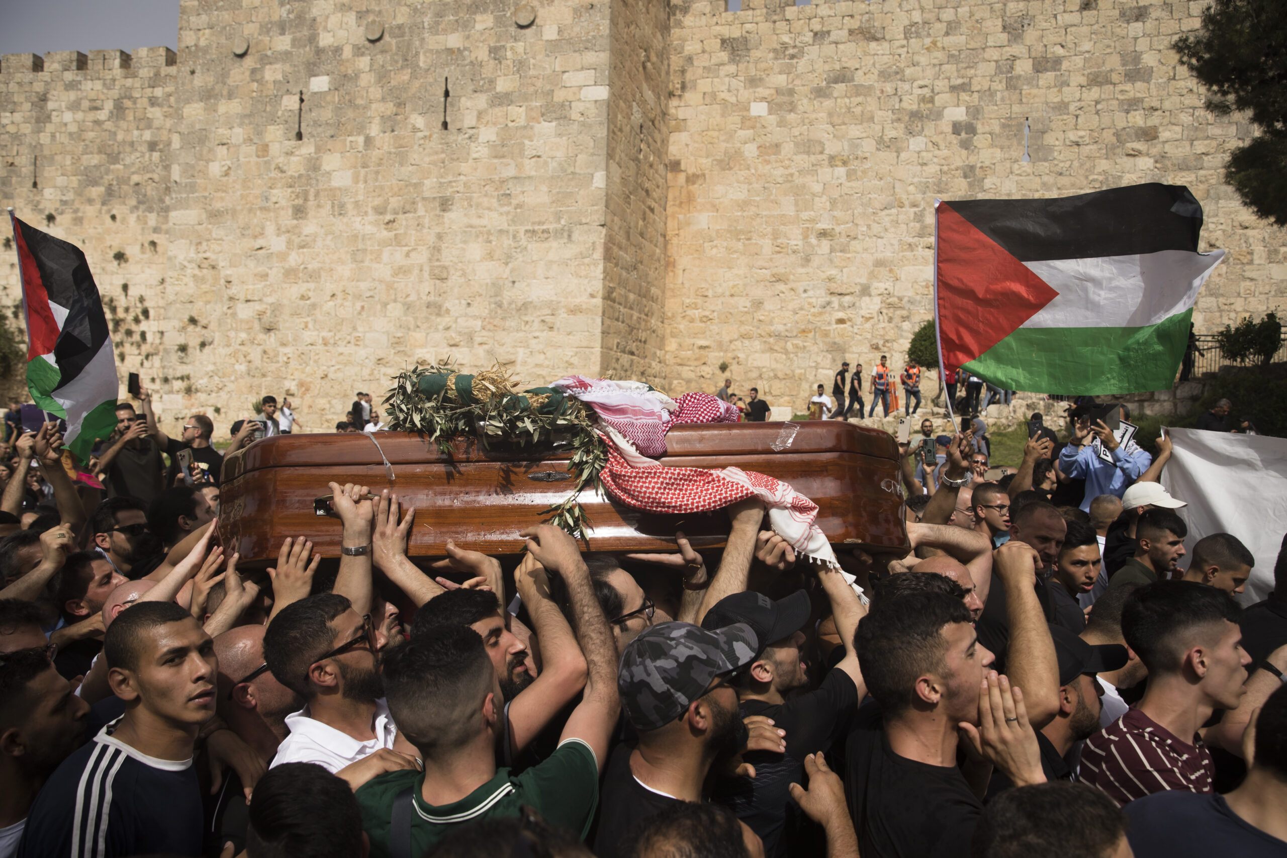 Funeral Of Al Jazeera Reporter Shireen Abu Akleh Killed In The Occupied West Bank