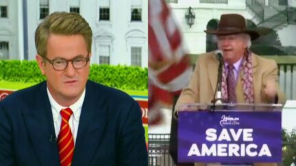 Joe Scarborough John Eastman split image