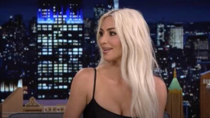 Kim Kardashian on The Tonight Show With Jimmy Fallon on June 21