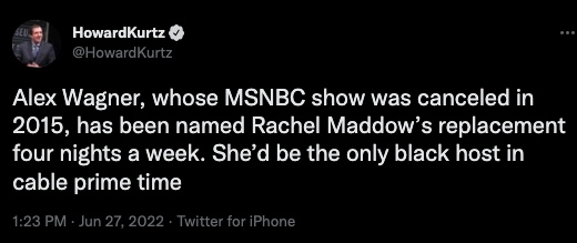 Howard Kurtz Alex Wagner