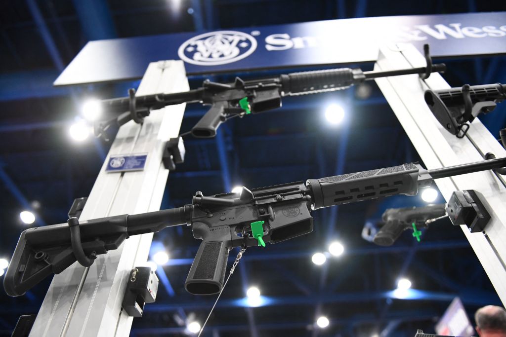 Smith & Wesson AR-15 rifles for sale at NRA convention in Houston Texas May 2022