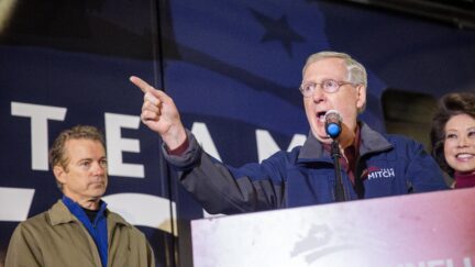 Rand Paul and Mitch McConnell