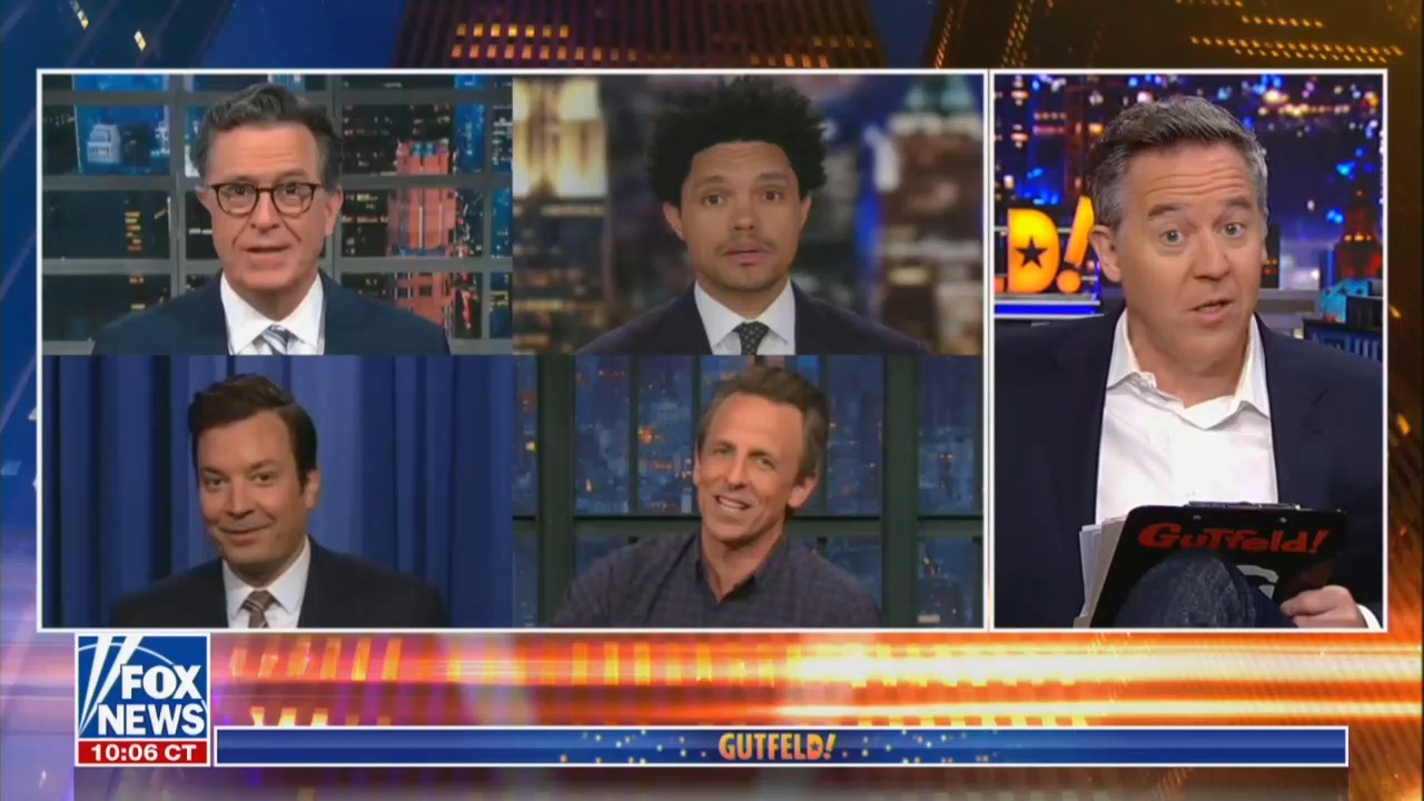 Greg Gutfeld Crowned 'King of Late-Night' as Ratings Topping Colbert,  Kimmel, Fallon