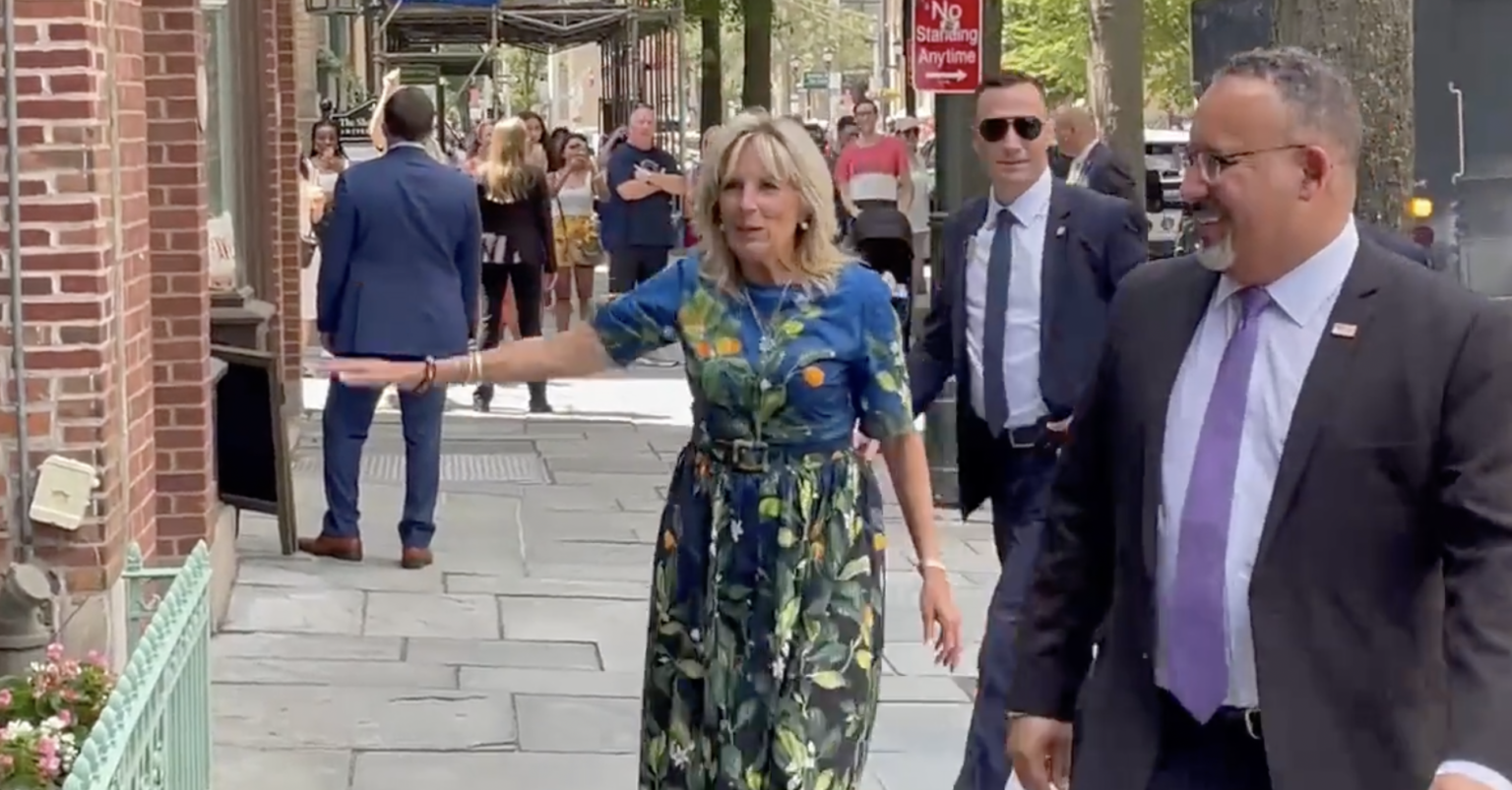 Video: Heckler Tells Jill Biden She Owes Him Gas Money