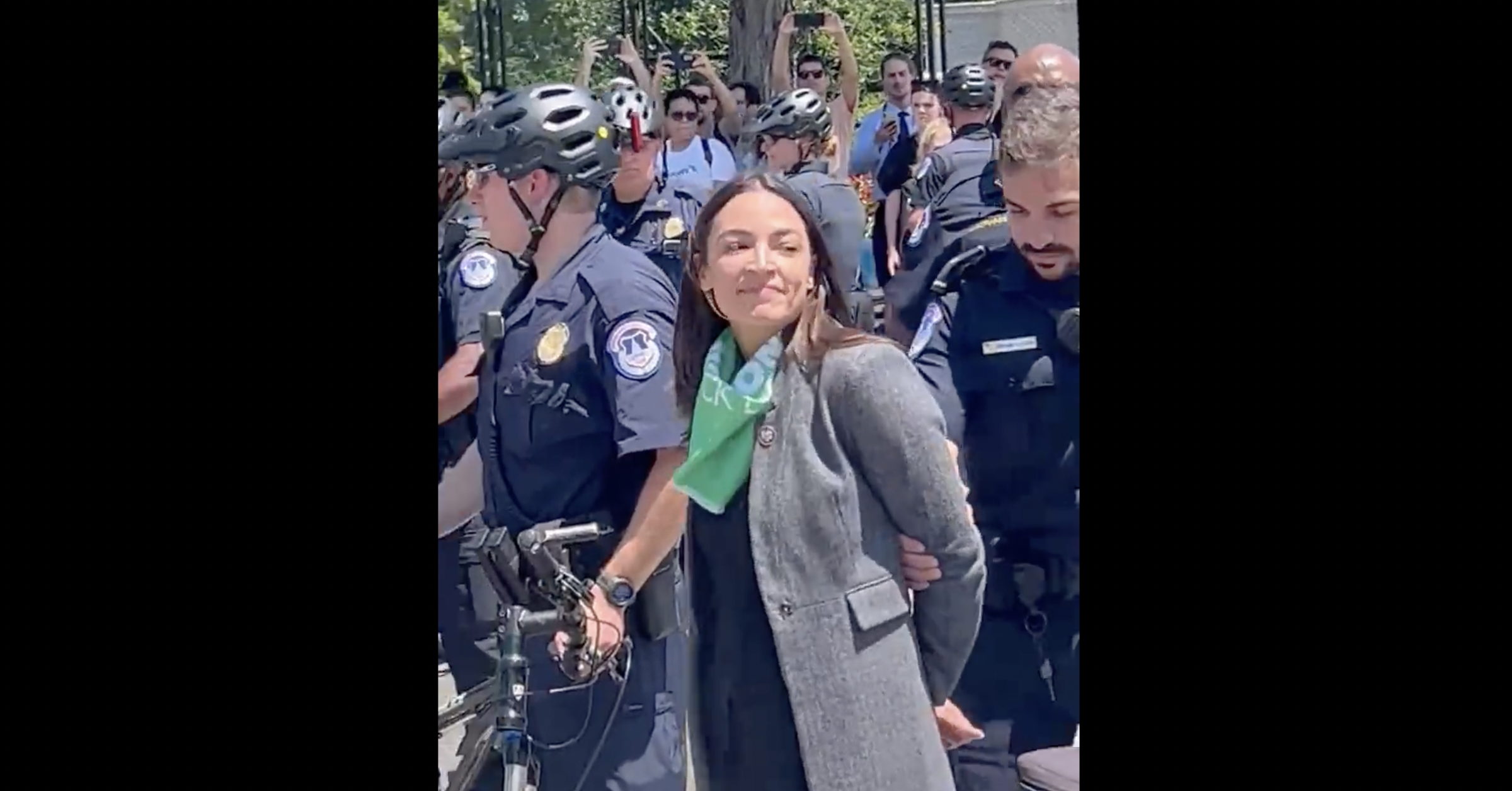 AOC Escorted Away From Supreme Court By Police