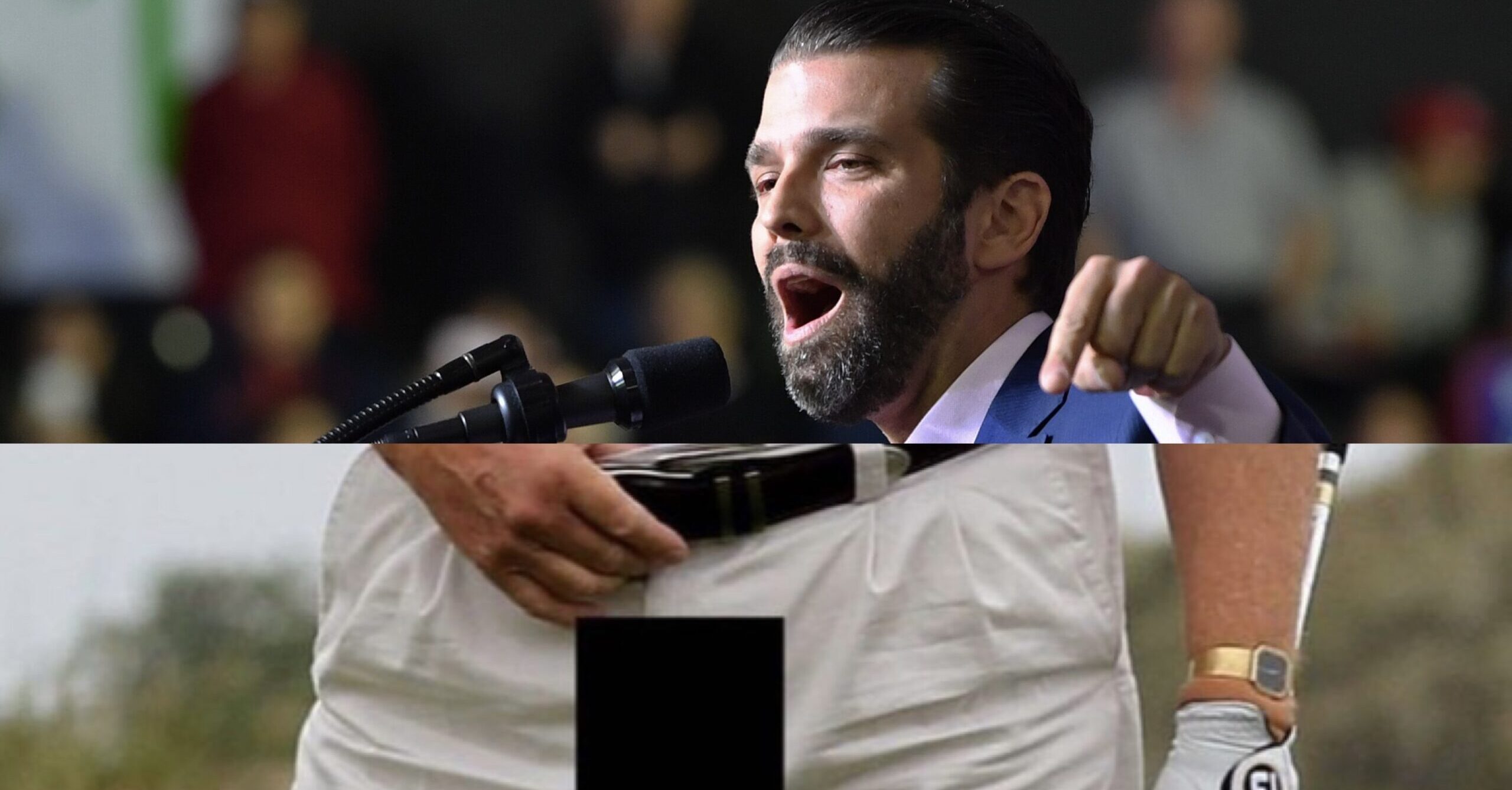 Donald Trump Jr. Posts Picture of His Dad’s Redacted Groin