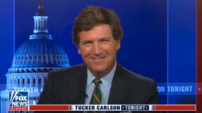 Tucker Carlson laughs at Dr. Oz