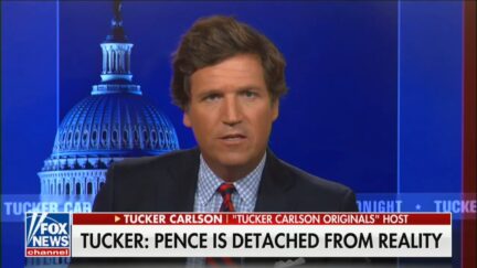 Tucker Carlson Brutally Mocks Mike Pence: 'Spent Four Years Getting Bossed Around by Donald Trump Like a Concubine'