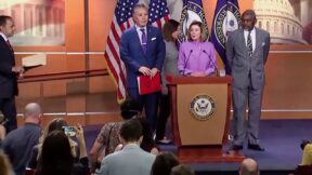 WATCH - Reporter Asks Pelosi if She's Concerned for Her Safety Given 'This Talk About a Civil War' After Trump Raid
