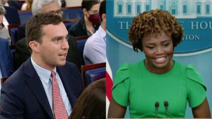 'Wow!' Reporter Tyler Pager Draws Laughs at Karine Jean-Pierre Briefing By Asking if Biden's String of Wins While Infected is 'Coincidence'