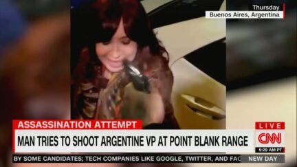 Cristina de Kirchner almost shot on Sept. 1