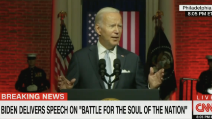 Heckler Crashes Biden's Unity Speech in Philadelphia