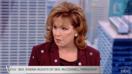Joy Behar Rips Kyrsten Sinema's Popularity with Dems: 'The Only Person Who Seems to Like Her is Mitch McConnell'