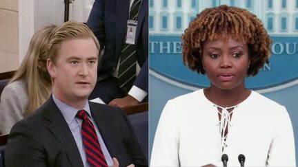 White House Learns The Queen Is Dead In Real Time During Briefing - Smack In The Middle Of A Peter Doocy Question