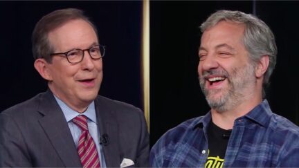 Chris Wallace Laughs It Up With Obama Jokewriter Judd Apatow Over 'Your Beatdown Of Donald Trump And The Scars That It Left'