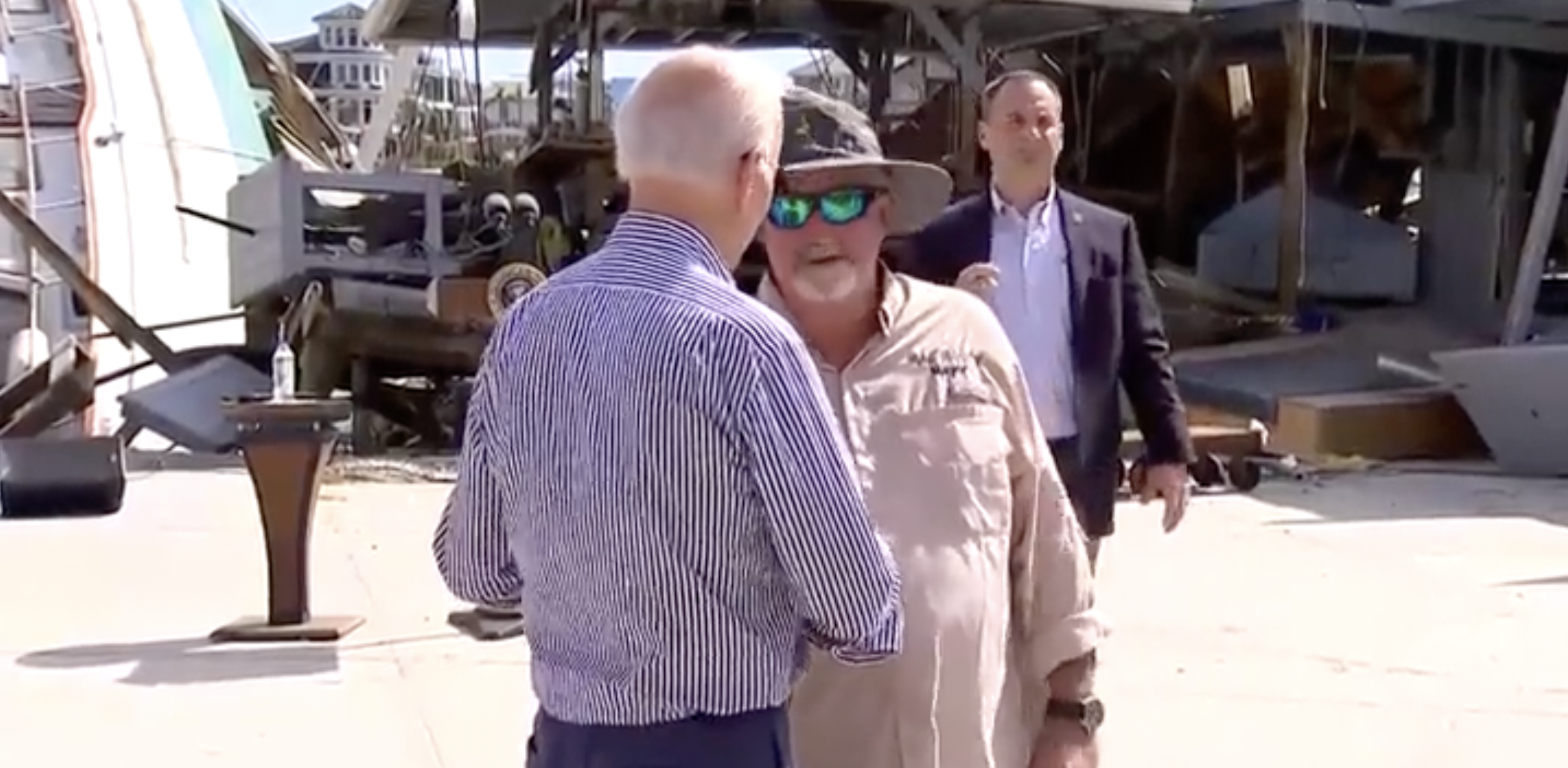 Hot Mic Catches Biden After Florida Presser Bragging 'No One F*cks With a Biden'