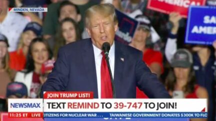 Trump Brags to Tiny Nevada Rally Crowd that Jan. 6 Riot Had ‘Biggest Crowd I’ve Ever Seen’: ‘You Never Hear That’ (mediaite.com)