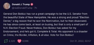 trump endorsement of don bolduc