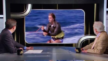 Chris Wallace Makes Henry Winkler Watch Himself Literally Jump The Shark As Fonzie - Did You Think 'This Is Really Dumb'