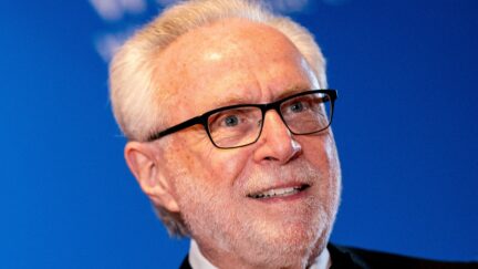 US journalist Wolf Blitzer arrives for the White House Correspondents Association gala at the Washington Hilton Hotel in Washington, DC, on April 30, 2022.