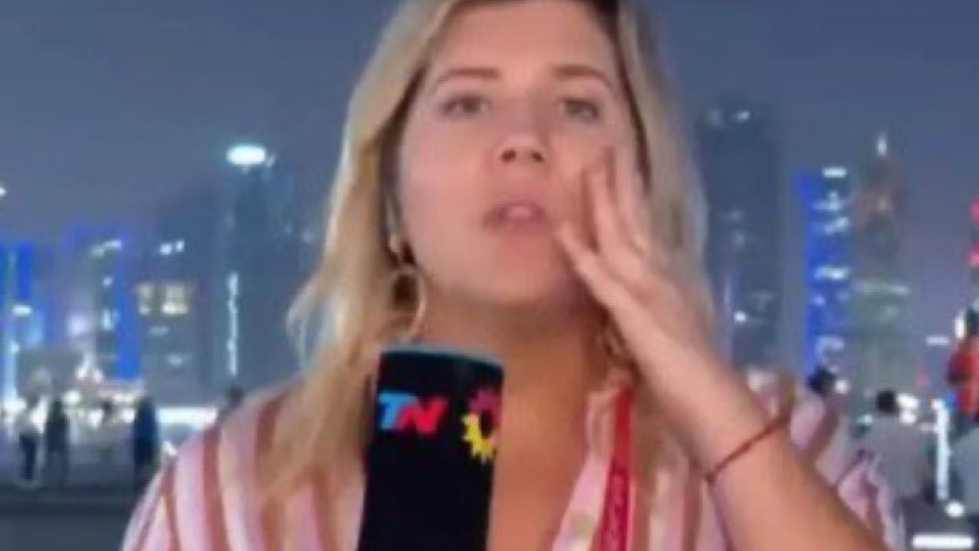 Argentinian TV Reporter Has Wallet Stolen From Her Live On Air At World Cup