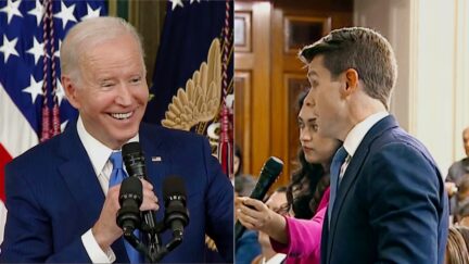WATCH -- Biden Laughs At CNN Reporter Who Says Trump's 'Political Movement is Still Very Strong' At Post-Midterms Presser
