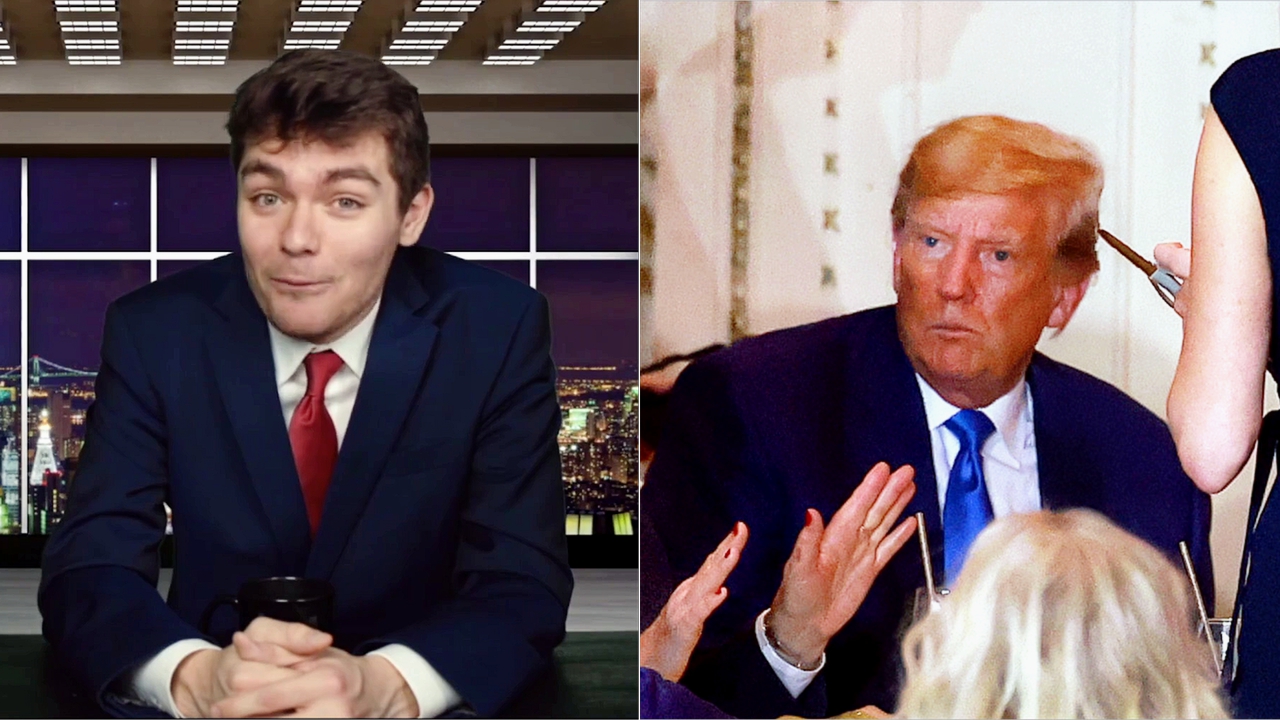 White Supremacist Nick Fuentes PraisesConfirms Reporting on Trump Dinner — Rambles About His 'Hero' For Seeming Eternity