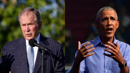 Obama, Bush Holding 'Democracy' Conference in Days After Trump's 'Big' Announcement