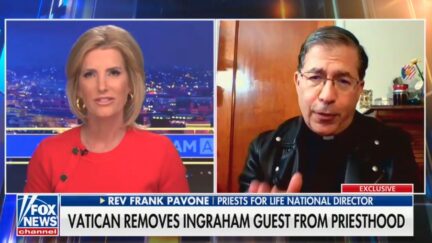 Laura Ingraham interviews Frank Pavone