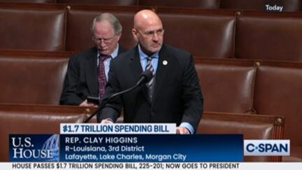 GOP Congressman Clay Higgins Slams Omnibus Package – And Is Immediately Told It Contains His Veterans Bill (mediaite.com)