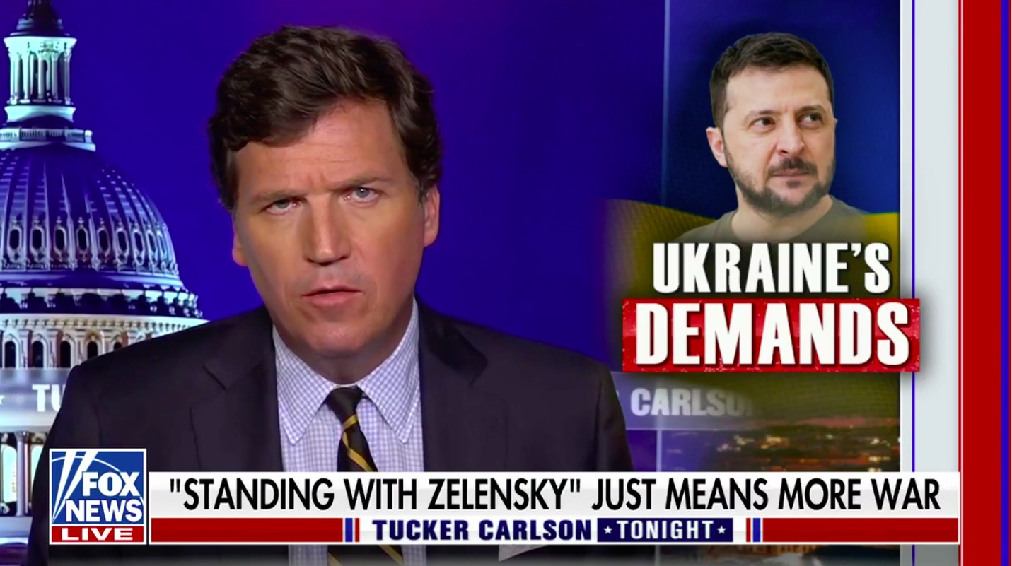 Tucker Carlson on Zelensky