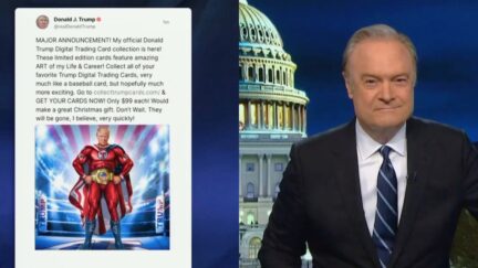 Lawrence O'Donnell Offers Lengthy Psychoanalysis of Trump After Trading Cards Announcement