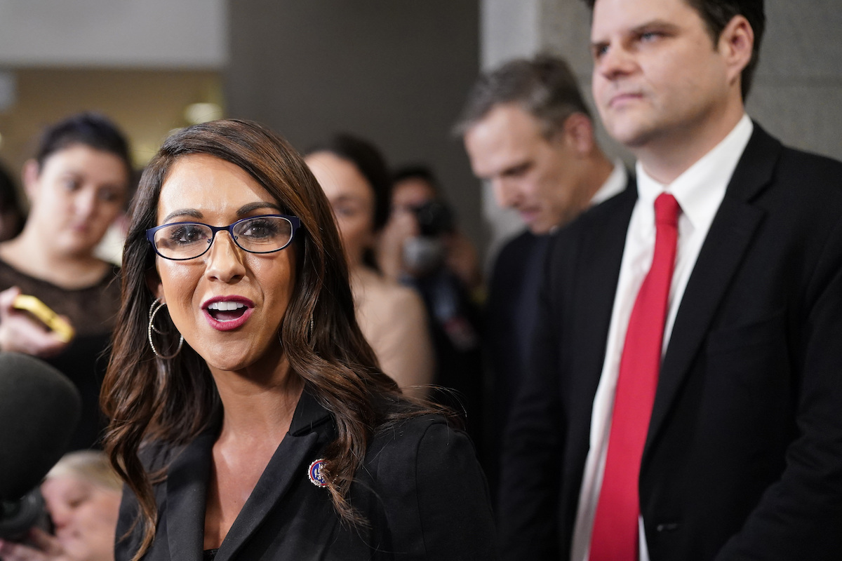 Lauren Boebert and Matt Gaetz