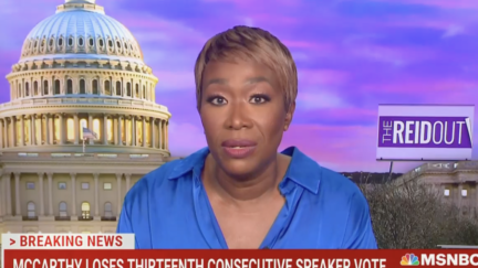 Joy Reid Accuses George Santos of Throwing 'White Power Sign' During Speaker Vote