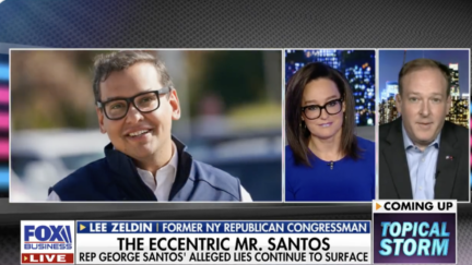 Former GOP Congressman Roasts George Santos on Fox: 'He Did Win That Medal of Honor'