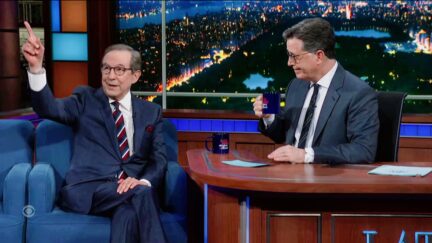 TOO SOON Chris Wallace and Stephen Colbert Mock Defunct CNN+ and Their 'One Viewer'