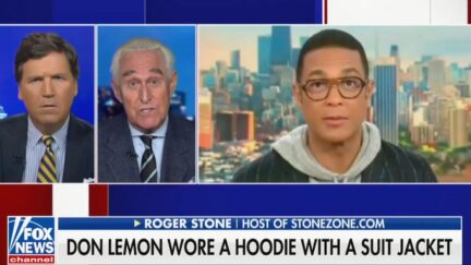 Tucker Carlson Invites on 'Fashion Police' AKA Roger Stone to Judge Don Lemon Outfit Choice