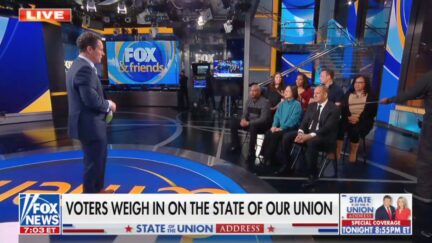 Brian Kilmeade speaks to voter panel