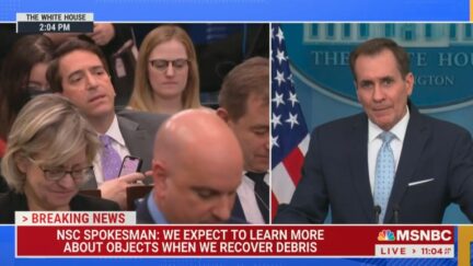 James Rosen asks John Kirby if it's aliens