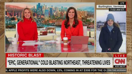 WATCH Local Reporter Seizes The Day With Awesome Self-Made Cold Weather Prop On CNN