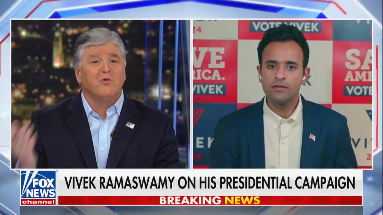 Sean Hannity interviews Vivek Ramaswamy